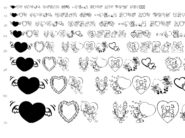 Someone Special font waterfall